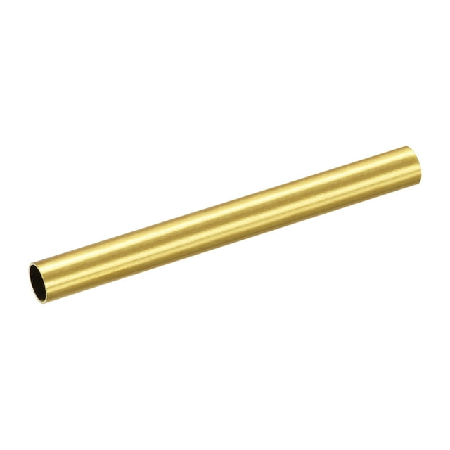 Unique Bargains Tube Rond en Laiton 10mm OD 0.5mm Épaisseur de Paroi Longueur 100mm