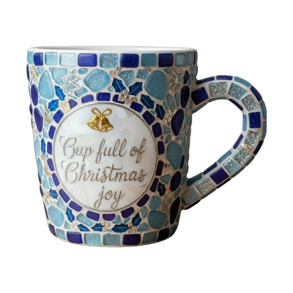 Christmas Cups And Mugs Seaglass Cup Full of Christmas