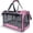Pink , Black, variant on Pet Carrier for Large and Medium Cats, Soft-Sided Pet Carrier for Big Medium Cats and Puppy Dog Carriers Cat Carriers, Pet Privacy Protection Travel Carrier