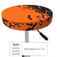 thumbnail image 4 of Naloa Halloween With Black Bats Round Bar Stool Cushion Cover 12-14 inch, Fits Kitchen, Office, Restaurant Chairs - {sizeName}14 inch, 4 of 7