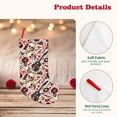 thumbnail image 4 of Bingfone Guitar Skull rock Print Personalized Christmas Stocking - Snowman Design Large 18 inch,Family Holiday Season Decor, 4 of 8