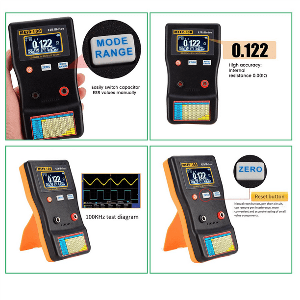 Candeon Capacitance Meter - MESR-100 Auto Ranging ESR Capacitor