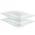 thumbnail image 4 of LUCID Bundle 2 inch Gel Memory Foam Topper and 2 Pack Shredded Memory Foam Pillow, 4 of 5
