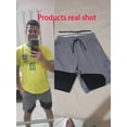 thumbnail image 4 of Summer Men's Shorts Quick Dry Basketball Cycling Gym Fitness High Quality Sweatpants Male Shorts For Men Clothing, 4 of 6