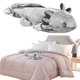 thumbnail image 4 of Bsvklp Cojín Largo Almohada Peluche Axolotl Lindo 45 Cm para (gris), 4 of 9