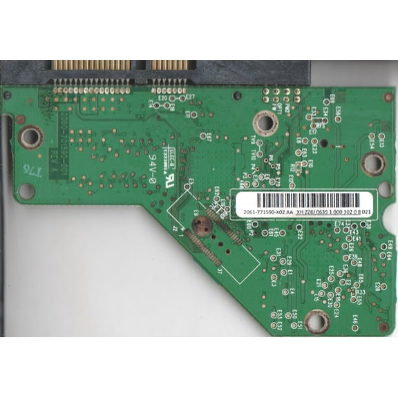 WD2500AAJS-60Z0A0, 2061-771590-X02 AA, WD SATA 3.5 PCB
