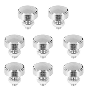Voiceine 4 Pairs License Plate Frame Screws License Plate Fasteners License Plate Bolts