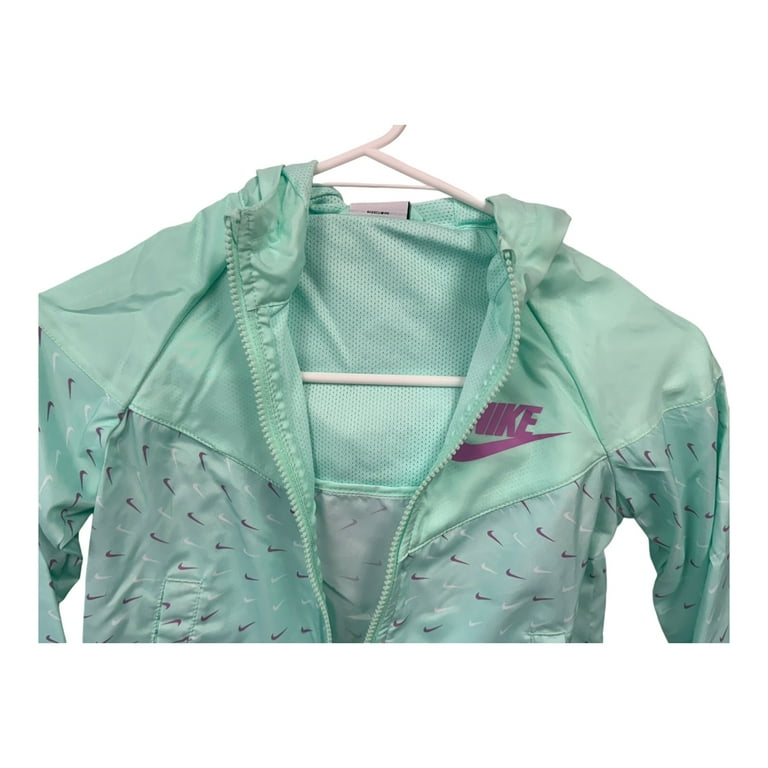 Teal nike windbreaker on sale