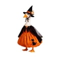 thumbnail image 2 of Pumpkin Wizard Porch Goose Outfit Witch Geese Costume 23-Inch Porch Goose Dress for Yard Lawn Outdoor Garden Patio, 2 of 6