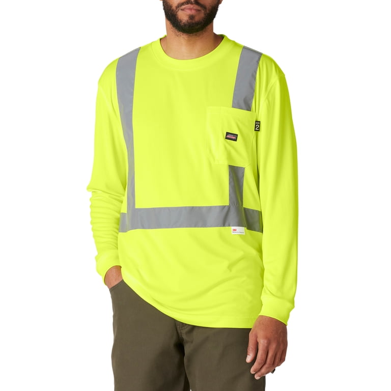 Genuine Dickies Men's Hi-Vis Long Sleeve Safety Tee photo 1