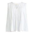 thumbnail image 5 of Terra & Sky Women's Plus Sleeveless Pintuck Top, Sizes 0X-4X, 5 of 5