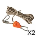thumbnail image 1 of Cuerda de viento para tienda de campaña,Polea de cuerda para viento de tienda de campaña,trinquete,colgador de cuerda,Tensor de polea reguladora de luz de crecimiento reflectante,Mosquetón, 1 of 8