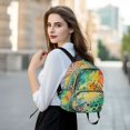 thumbnail image 6 of FORMRS Mini Backpack Purse for Women Travel Daypack Casual Shoulder Bag, Colorful Plants, 6 of 7