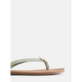 thumbnail image 4 of Time and Tru Women's Ornament Thong Sandals, 4 of 5