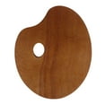 thumbnail image 2 of De Bandejas De Pintura Ovalada Para Aceite Acrílico De Pintura De Bricolaje Acuarela, (1 PCS) - Los 30x40cm BLESIY paleta de madera de acuarela, 2 of 8