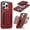 Winered, variant on for iPhone 13 Pro Case PU Leather, 2 in 1 Detachable, Compatible with MagSafe, with Card Holder, PU Leather Kickstand Card Slots Case for iPhone 13 Pro, Darkblue