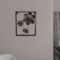 thumbnail image 1 of Adorno colgante de decoración artística de pared de Metal con flores, escultura de pared Floral, placa de pared de hierro para cocina, hogar, oficina,, 1 of 8