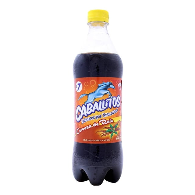 Refresco Caballitos sabor cerveza de raíz 600 ml