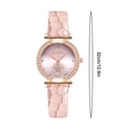 thumbnail image 3 of HBFAGFB Montre pour Femme Ronde Mode et Légère Montre Adaptée aux Vacances Sorties B, 3 of 3