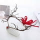 thumbnail image 3 of Pisexur Belleza Maquillaje Diadema de cuernos de bosque con diseño de elfos del bosque y hadas para mujeres y niñas, estilo renacentista, para Halloween, Navidad, cumpleañopara mujeres y hombres, 3 of 5