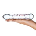 thumbnail image 4 of Glas Spiral 7.5" Staircase Full Tip Glass G-Spot Dildo, Clear, 4 of 7