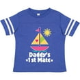 thumbnail image 3 of Inktastic Daddys First Mate Girls Nautical Sailboat Girls Toddler T-Shirt, 3 of 5