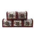 thumbnail image 3 of Treasure Box Wooden Jewelry Treasure Box Storage Organizer Vintage Style, 3 of 5