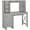 LIGHT GREY, variant on Home Office Desks, L Shaped Corner Desk, 360 Degree Rotating Home Office Desk with Storage Shelves, Writing Table Workstation, White, White Office Desks,Particle Board Computer Desks