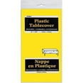 thumbnail image 2 of Sunflower Yellow Solid Rectangular Plastic Table Cover (54" x 108") 1 Count - Elegant Design & Premium Quality, Ideal For Parties, Events & Everyday Use, 2 of 4