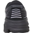 thumbnail image 3 of Hoka Mens Bondi 7 Sneakers Athletic Lightweight Runners Shoes - Black/White, 3 of 4