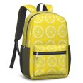 thumbnail image 2 of Lemon and Slice Yellow Pattern 17" School Backpacks for Teens,Waterproof Oxford Fabric,S-Shape Padded Straps for School,Travel,Hiking,Camping, 2 of 6