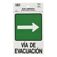 thumbnail image 2 of Letrero Vía Evacuación Hy-Ko Verde 12.7X17.7 Cm, 2 of 3