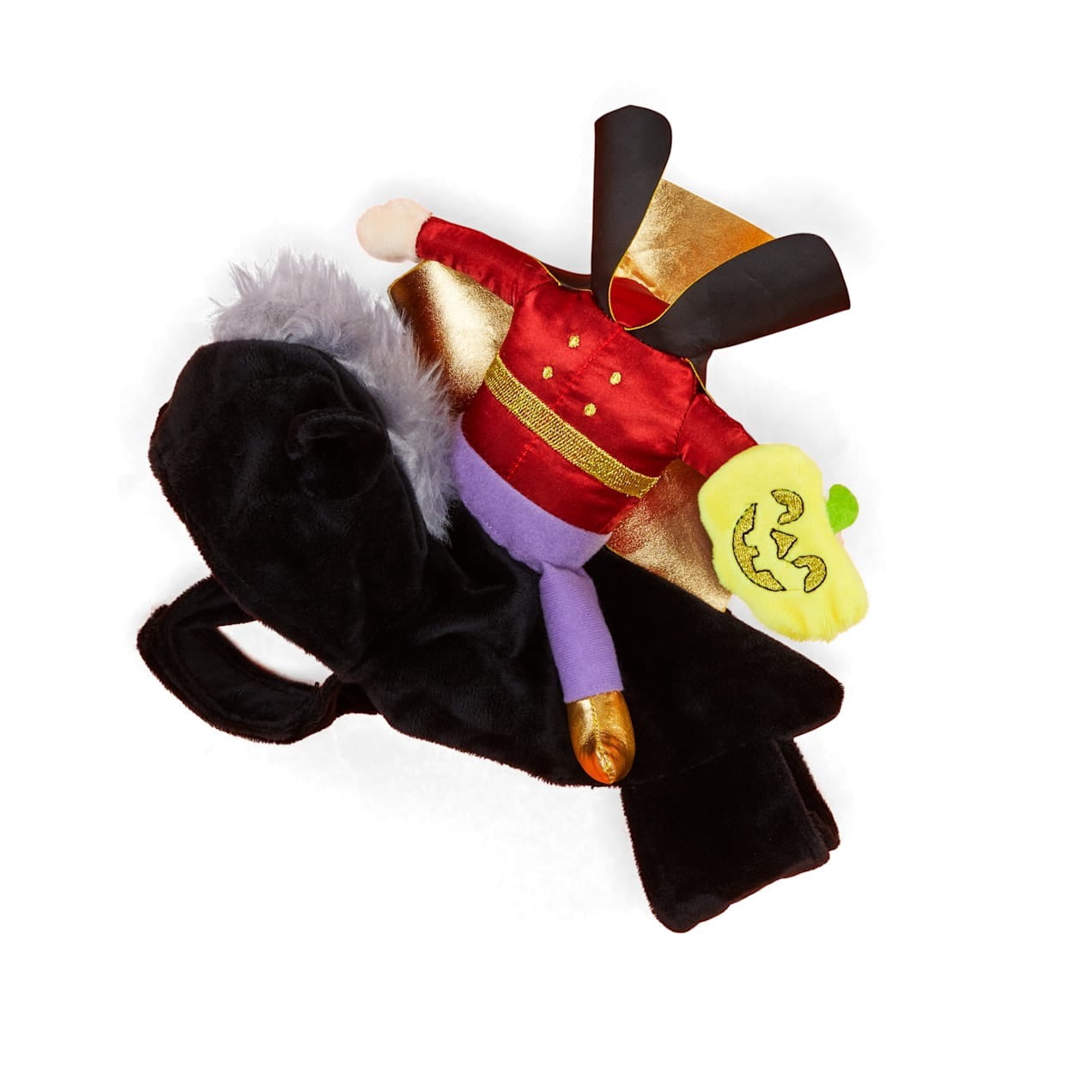 Bootique Headless Horseman Illusion Costume for Cats, S/M Small/Medium Pet Halloween Outfit