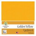 thumbnail image 1 of Golden Yellow Cardstock - 12 x 12 inch - 65Lb Cover - 25 Sheets - Clear Path Paper, 1 of 9