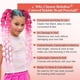 thumbnail image 5 of 2 extensiones de cabello de color ligero de 20.0 in para niños con cola de caballo de burbujas con lazo para el pelo., 5 of 5