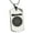 Silver, variant on Stainless Steel Nasu Samurai Crest Engraved Dog Tag Pendant Necklace