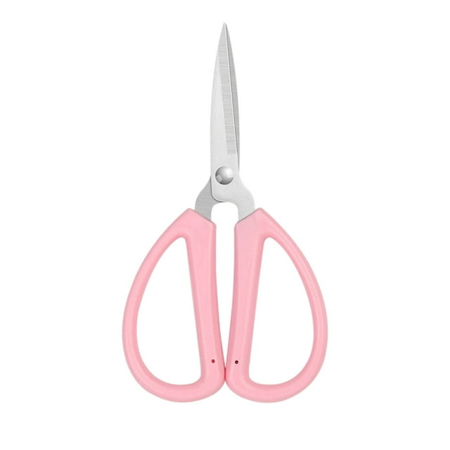 DPTALR Stainless Steel Household Scissors For Office And Study Students Cutting Plastic Handles Cutting Fabrics Cutting Thread Ends Pointed DIY Small Scissors