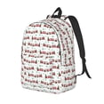 thumbnail image 1 of Balery Christmas Train Mochila Clásica Impresa Básica para Viaje, Mochila Escolar Resistente al Agua, Mochila de Lona con Correas Ajustables-Small, 1 of 5