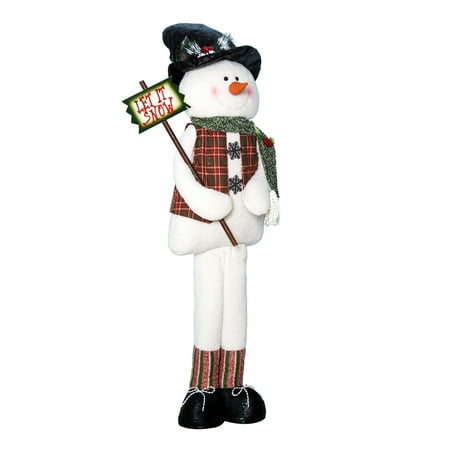 5' Plush Life Size Figure Christmas Holiday Home Decoration Standing ...