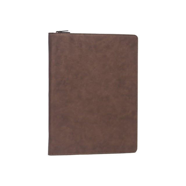 Bey-Berk UC110N - Zipped folder - leatherette - brown