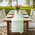 thumbnail image 4 of Table Runners 72 Inches Long Dress Scarves, Green Polka Dots Farmhouse Kitchen/Dining Table Runner, Coffee Tablerunners, Vintage Abstract Art Watercolor 13x72 Inch, 4 of 9