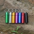 thumbnail image 1 of YAOMOBB Boîte de Rangement pour Tablette d'Urgence Portable Bocal Scellé Porte-Clés avec Couvercle à Vis Alliage d'Aluminium Étanche Mini Bouteille de Rangement pour Tablette, 1 of 7
