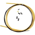 thumbnail image 1 of shiyou-One/Two Linear Bicycle Brake Cable Housing Kit with 1 Set Bike Brake Line, 1 Piece Bike Cable Housing with 2 Alloy End Caps Compatible for All V Brakes, 1 of 4