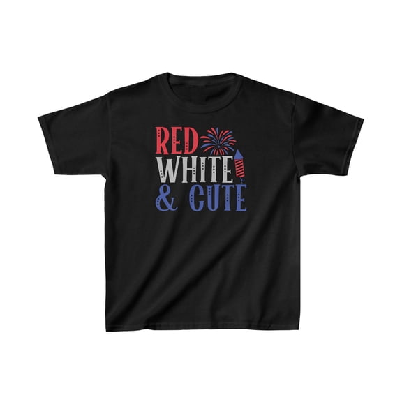 July 4th Kids T-Shirt, Independence Day Children's Tee, Size 4T - 20