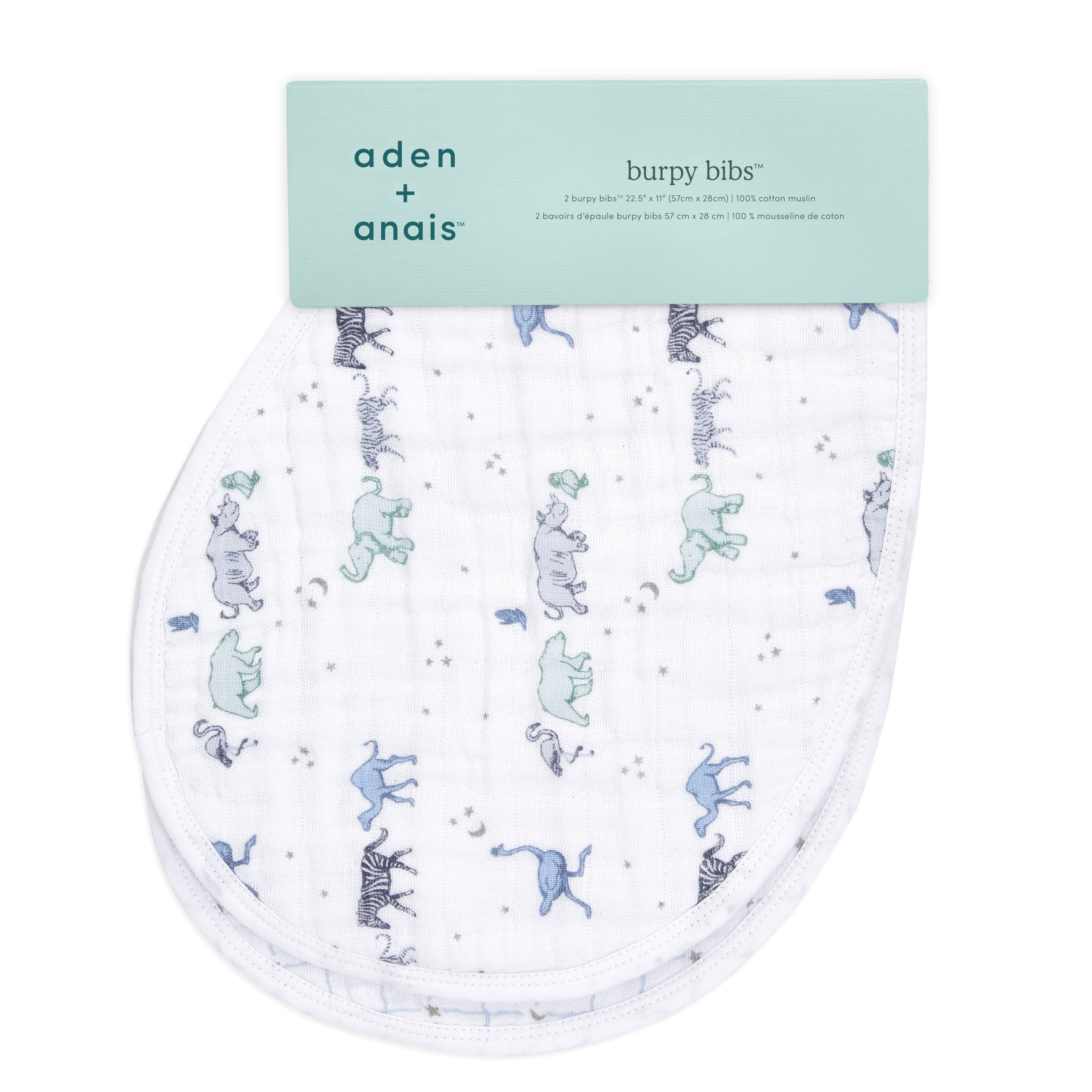 aden + anais, classic burpy bibs, rising star 2-pack