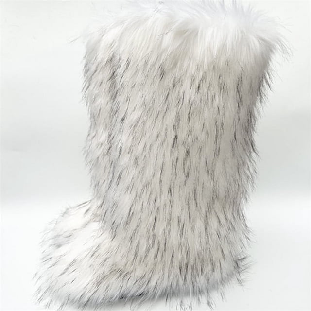 Botas cálidas Maomao, botas de nieve Maomao antideslizantes de gran tamaño, gruesas y de gran altura, de estilo europeo y americano