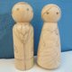 thumbnail image 3 of 50pcs Muñecos de Palo de Madera Femeninos Decoración de Mesa de Casa Regalos para Boda Sunnimix Cake Topper, 3 of 8