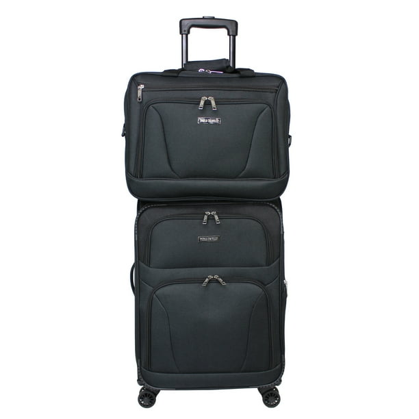 World Traveler Embarque Collection Lightweight 2PC CarryOn Luggage