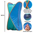 thumbnail image 2 of Carpa de Cambios Plegable Change Up Kids Original Azul y Naranja, 2 of 8