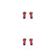 thumbnail image 4 of Tholdsy 2 piezas de componente de extremo de barra de acoplamiento RC coche positivo soporte de cabeza de bola de rosca inversa accesorio de Rojo 2piezas Tholdsy  CBP327425, 4 of 6
